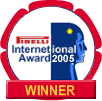 Proud winnder of the Pirelli INTERNETional Award
